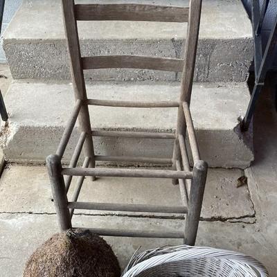 Sale Photo Thumbnail #363: The chair has no seat. Please see photos for more details.