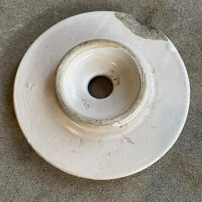 Sale Photo Thumbnail #372: With Lid. The Crock shows a lot of ware and tare from age and use. Measures approx. 17.5" Tall. Please see photos.