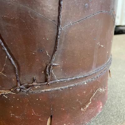 Sale Photo Thumbnail #382: The jug does have a lot of cracking from usage and age-13" Tall. Please see photos for more details.