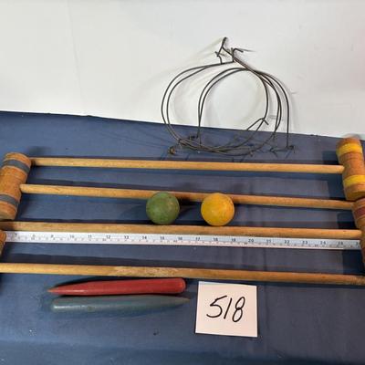 Vintage Croquet Set