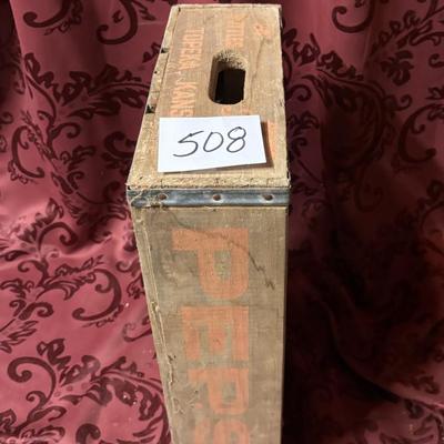 Vintage Pepsi wooden Crate