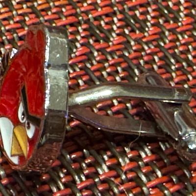 Angry Birds Whimsical Cufflinks.