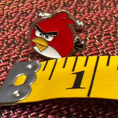 Angry Birds Whimsical Cufflinks.