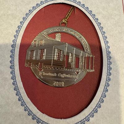 Colonial Williamsburg VA Ornaments. All in envelopes. Gold color. Lot of 11.