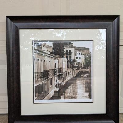 Print framed "Ponti de Venezia"