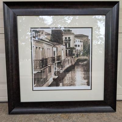 Print framed "Ponti de Venezia"