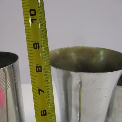 Vintage Silver Chrome Cups #8
