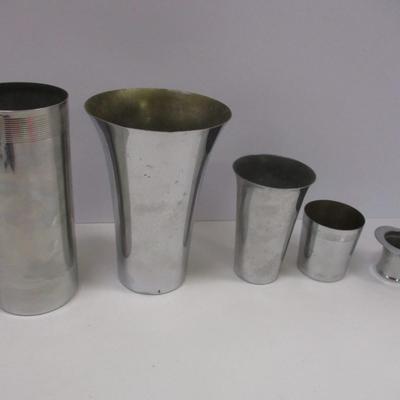 Vintage Silver Chrome Cups #8