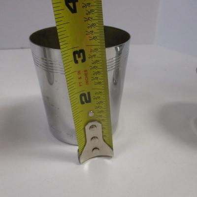 Vintage Silver Chrome Cups #8