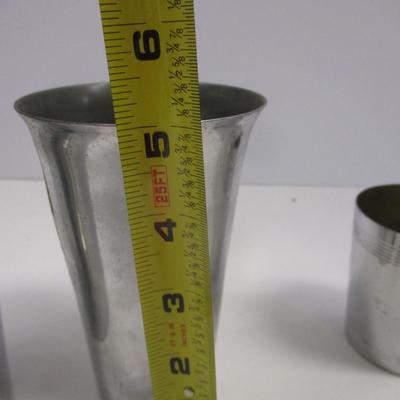 Vintage Silver Chrome Cups #8