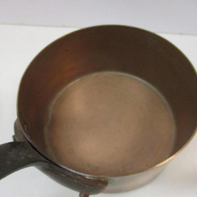 Vintage Copper Sauce Pans With Handles #1