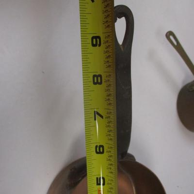 Vintage Copper Sauce Pans With Handles #1