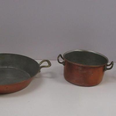 Copper Pot Casserole & Sauce Pans