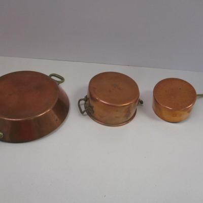 Copper Pot Casserole & Sauce Pans