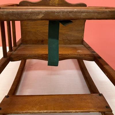 Sale Photo Thumbnail #376: ***Pick up only!!!
Antique wooden baby rocker in great condition! 34"L x 14" W x 14"H