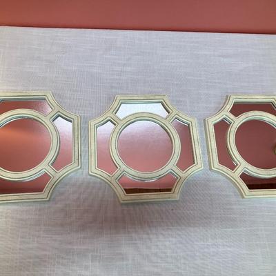 Sale Photo Thumbnail #428: 3 home decor small mirrors