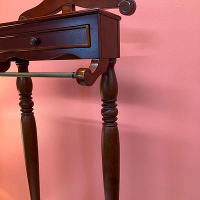 Sale Photo Thumbnail #445: 45" H x 16" W x 15" D wooden clothing valet stand
**Pick up only!