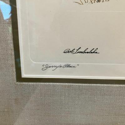 Sale Photo Thumbnail #498: Framed numbered artist's proof with authentication paperwork