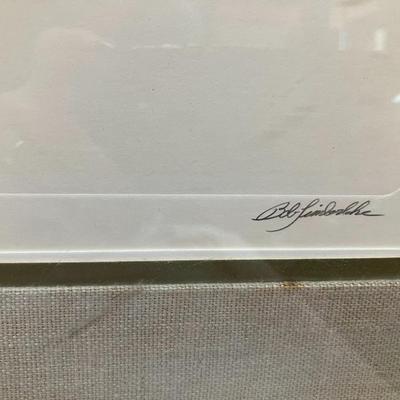 Sale Photo Thumbnail #500: Framed numbered artist's proof with authentication paperwork