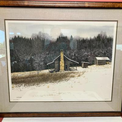 Sale Photo Thumbnail #497: Framed numbered artist's proof with authentication paperwork