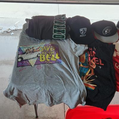 Sale Photo Thumbnail #144: Vintage tshirt and hat lot. 
Will receive everything pictured plus  other items similar to what's pictured.