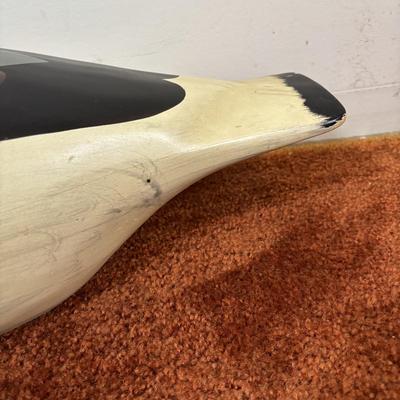 LOT 93 Large Wooden Canadian Goose Decoy/Home Decor, 16inches