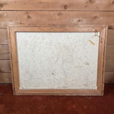 LOT 95: Home Decor Accent Table/Box and Signed Cosgrove 80' Seascape Painting on Canvas