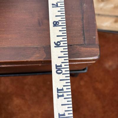 LOT 95: Home Decor Accent Table/Box and Signed Cosgrove 80' Seascape Painting on Canvas