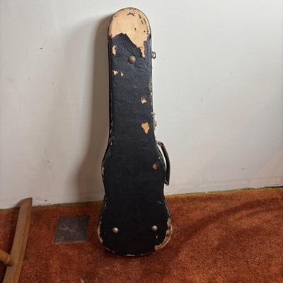 LOT 100: Vintage A. Schroetter Geigenbaumeister Violin & Child's Rocking Chair w/Small Storage Drawer