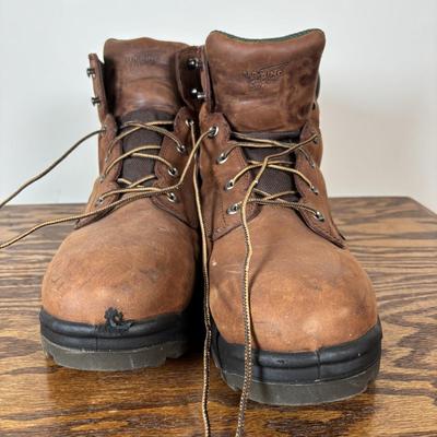 LOT 103: Men's Boots: Red Wing & Bogs, Sz 14