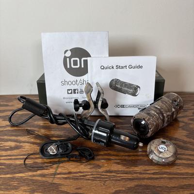 LOT 105: Ion Sports Camera & Mounting Bracket
