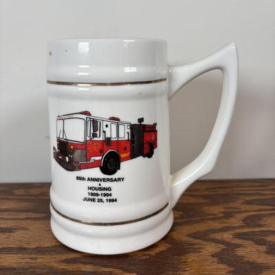 LOT 106: Local Celebratory Steins Williamstown Fire Company, Fire Company, Williamstown 85th Anniversay