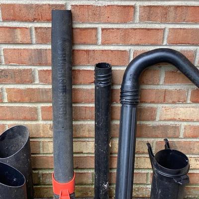 LOT 111: Black & Decker Leaf Hog Vortex Vacuum System with Attachments