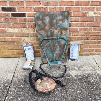 LOT 115: Hunter's Tree Stand, Big Game Seat, Full Body Harness Components Model # 2015-FS and JH2006 6001 and Outfitters Ridge...