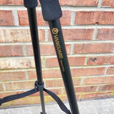 LOT 117: Vanguard Quest T62U Rifle Stand / Tripod / Holder, Seats, Ammo Box and More