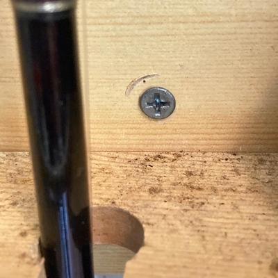 LOT 120: Wooden Fishing Rod Holder with Rods and Reels
