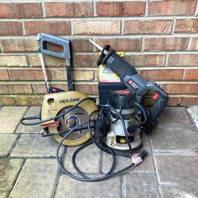 LOT 126: Skilsaw, Sears Router, Jigsaw and More
