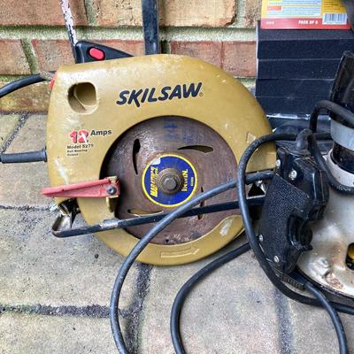 LOT 126: Skilsaw, Sears Router, Jigsaw and More