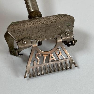 LOT 140: Vintage Clippers & Star Safety Razor