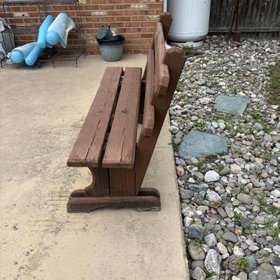 LOT 147: Wooden Bench