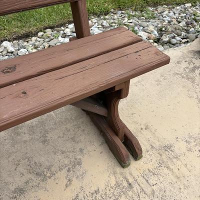 LOT 147: Wooden Bench