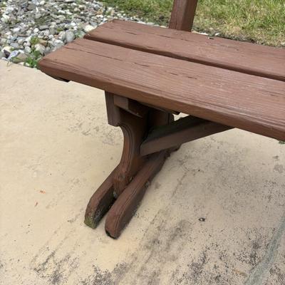 LOT 147: Wooden Bench