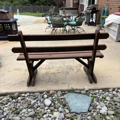 LOT 147: Wooden Bench