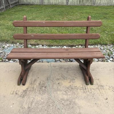 LOT 147: Wooden Bench