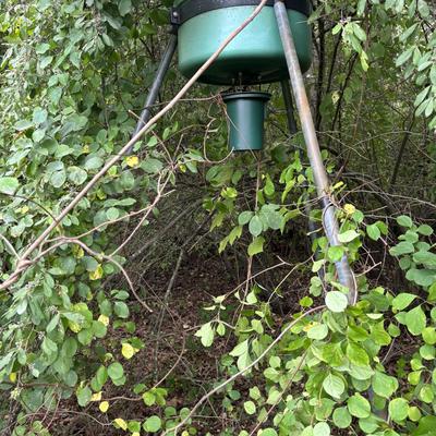 LOT 149: Deer Feeder = As Found