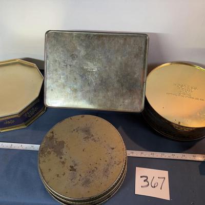Vintage Tin Lot