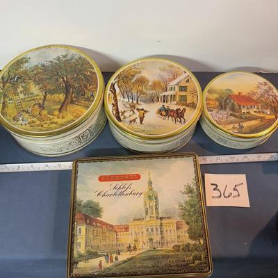 Vintage Tin Lot
