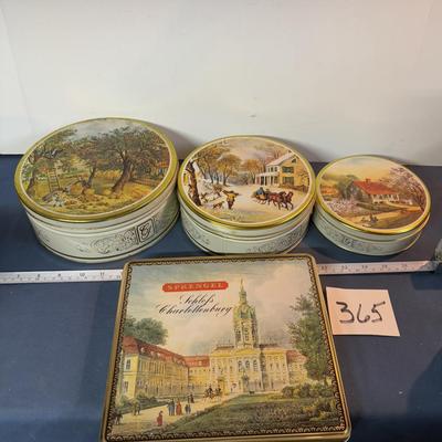 Vintage Tin Lot