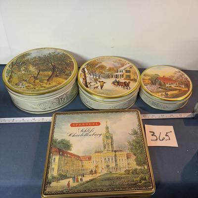 Vintage Tin Lot