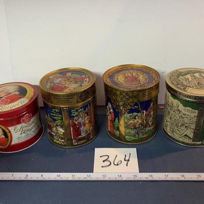 Vintage Tin Lot